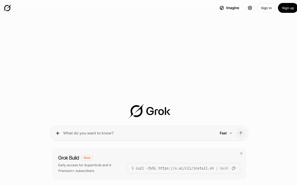 Screenshot di Grok (xAI)