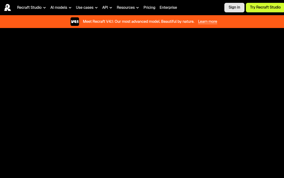 Screenshot di Recraft