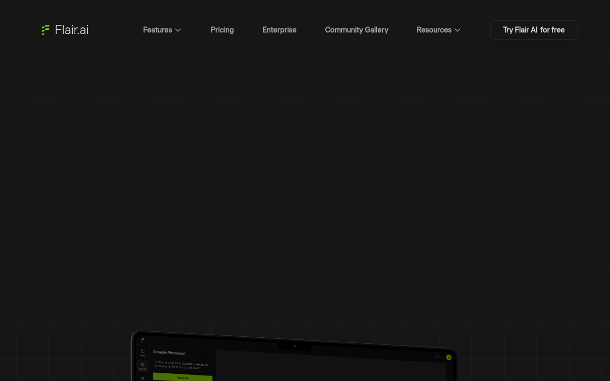 Screenshot di Flair AI