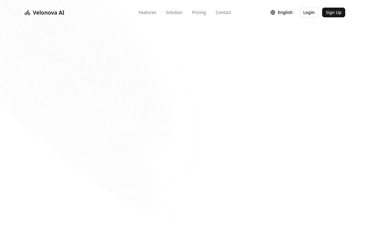 Screenshot di VeloNova AI