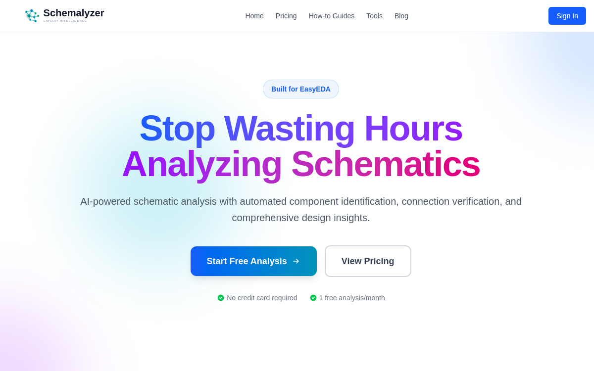 Screenshot di Schemalyzer