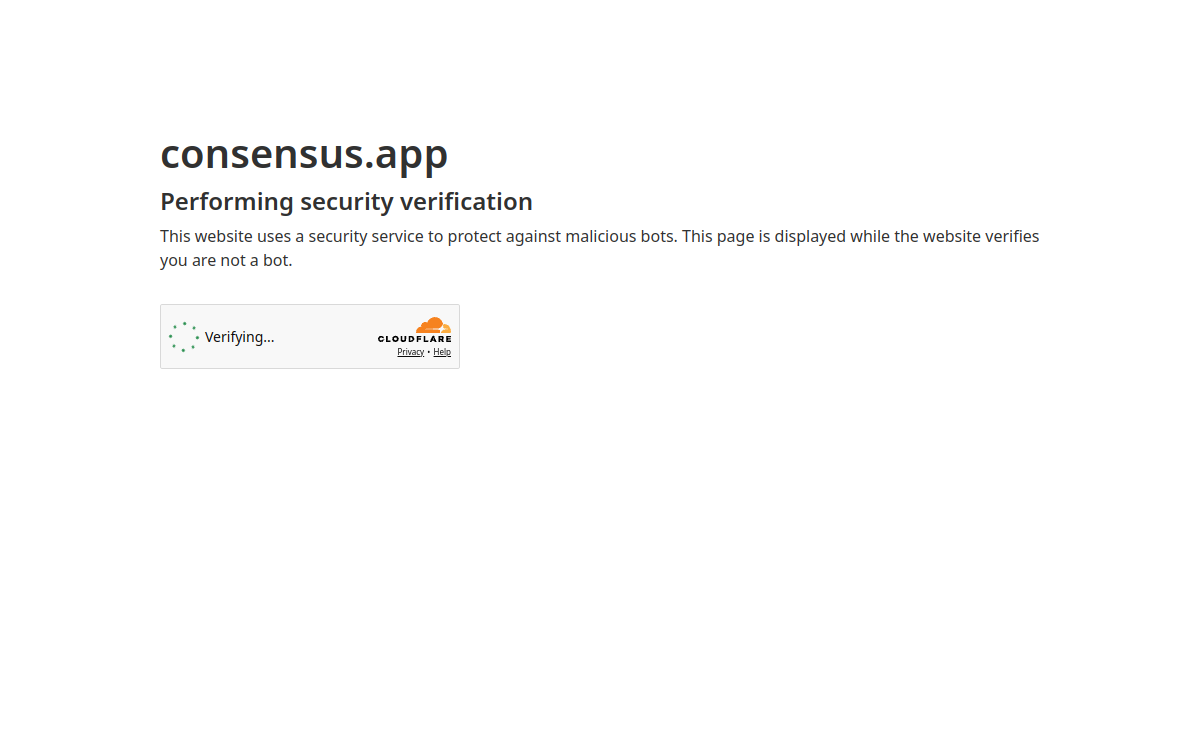 Screenshot di Consensus