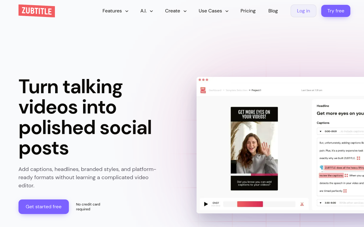 Screenshot di Zubtitle