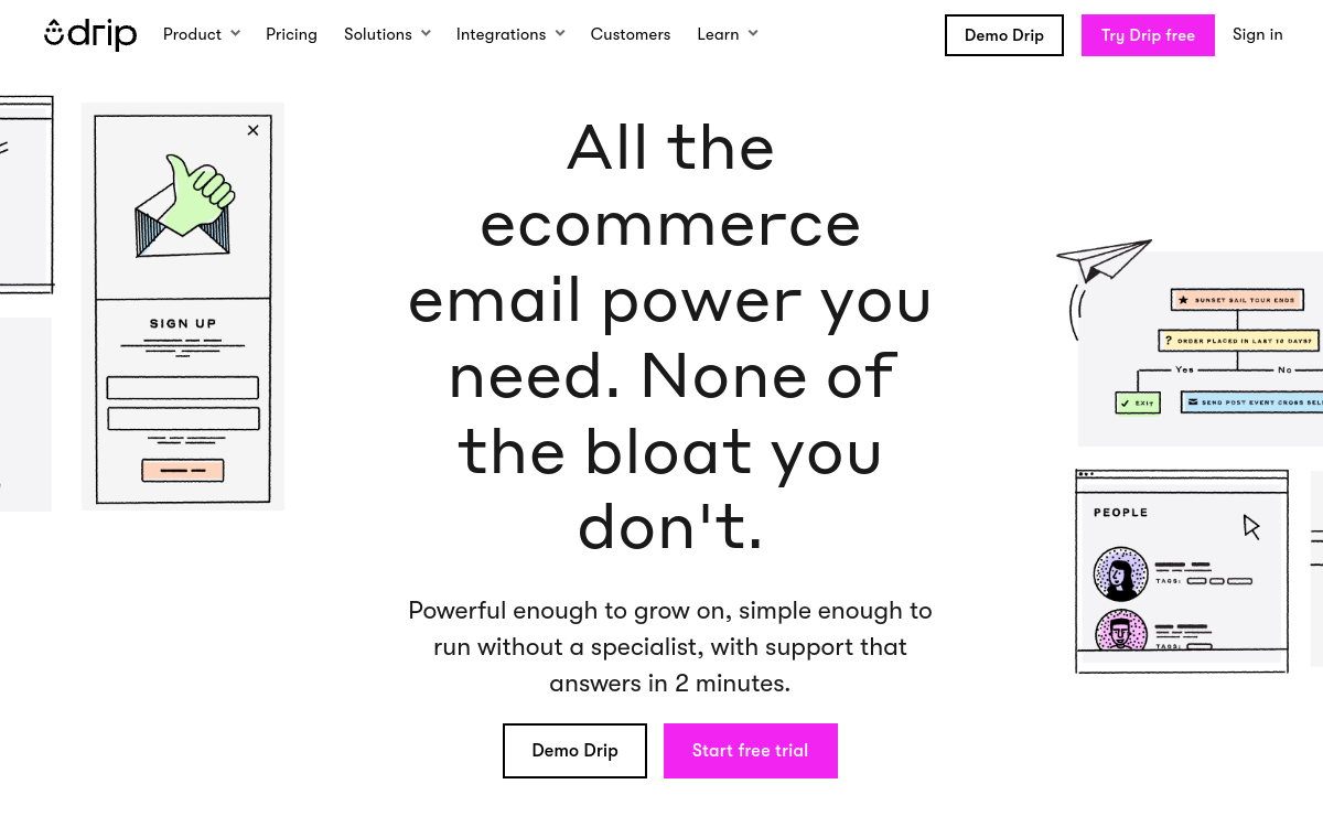 Screenshot di Drip AI