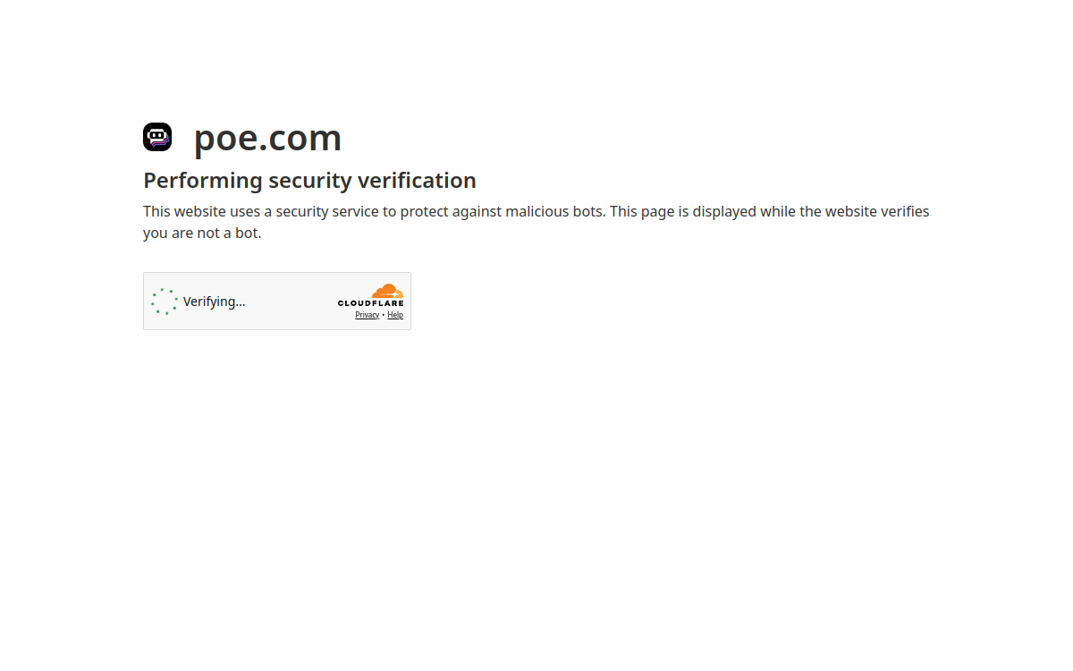 Screenshot di Poe