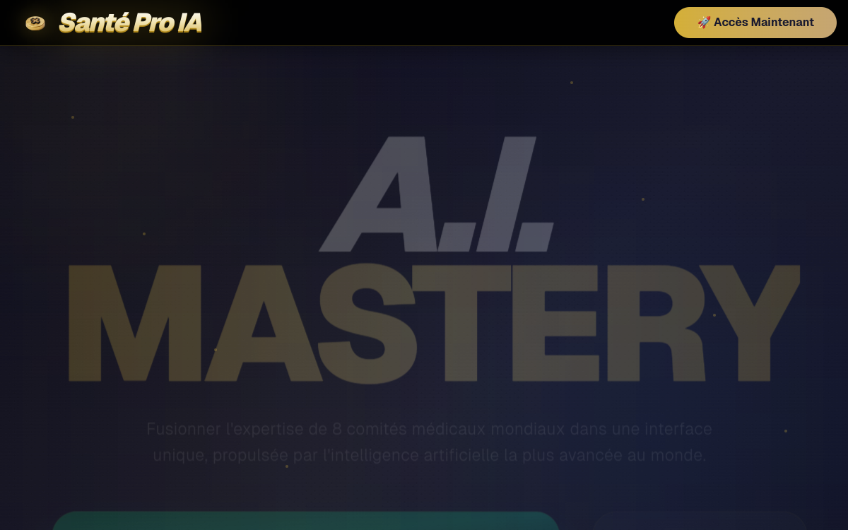 Screenshot di Santé Pro IA