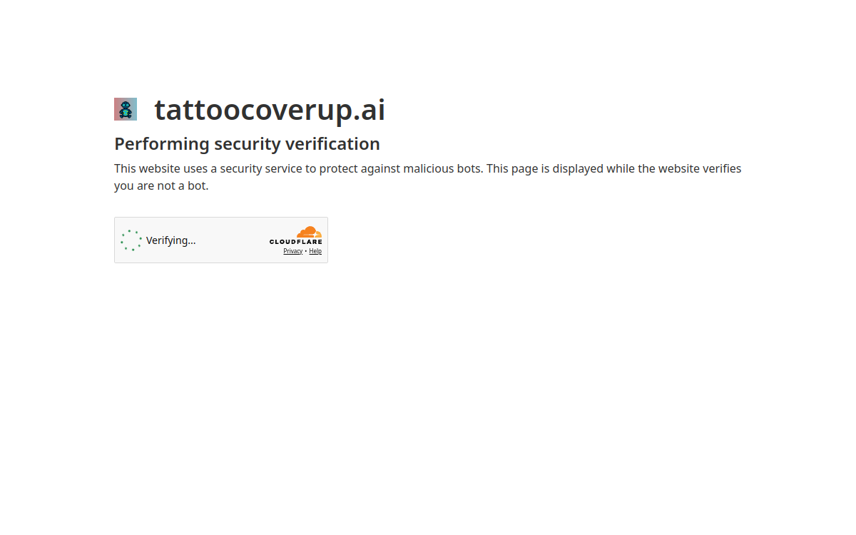 Screenshot di TattooCoverUp