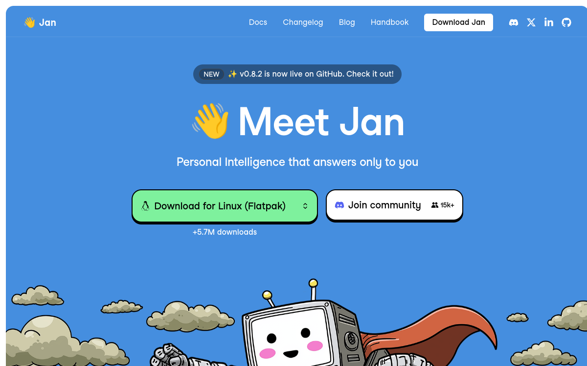 Screenshot di Jan