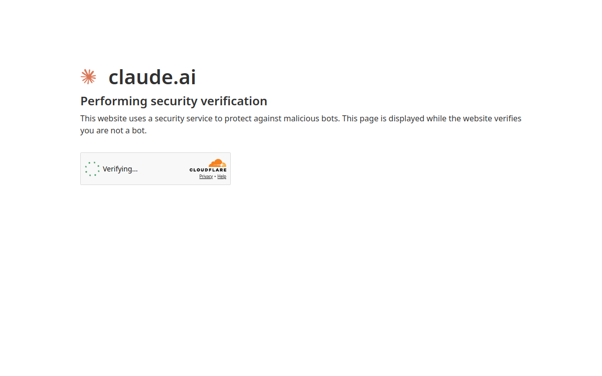 Screenshot di Claude Code