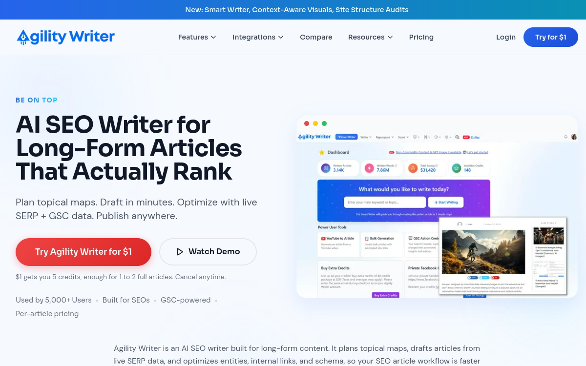 Screenshot di Agility Writer