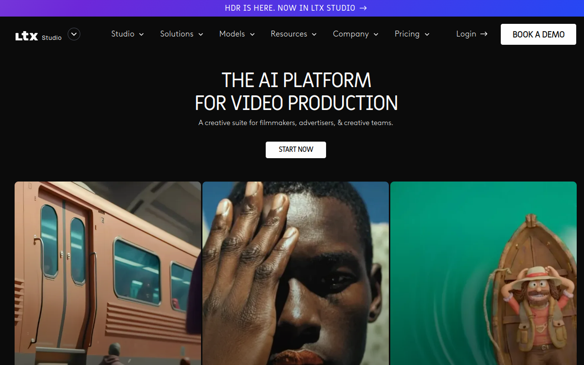Screenshot di LTX Studio