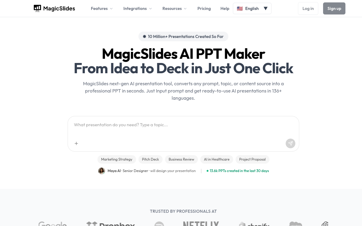 Screenshot di MagicSlides