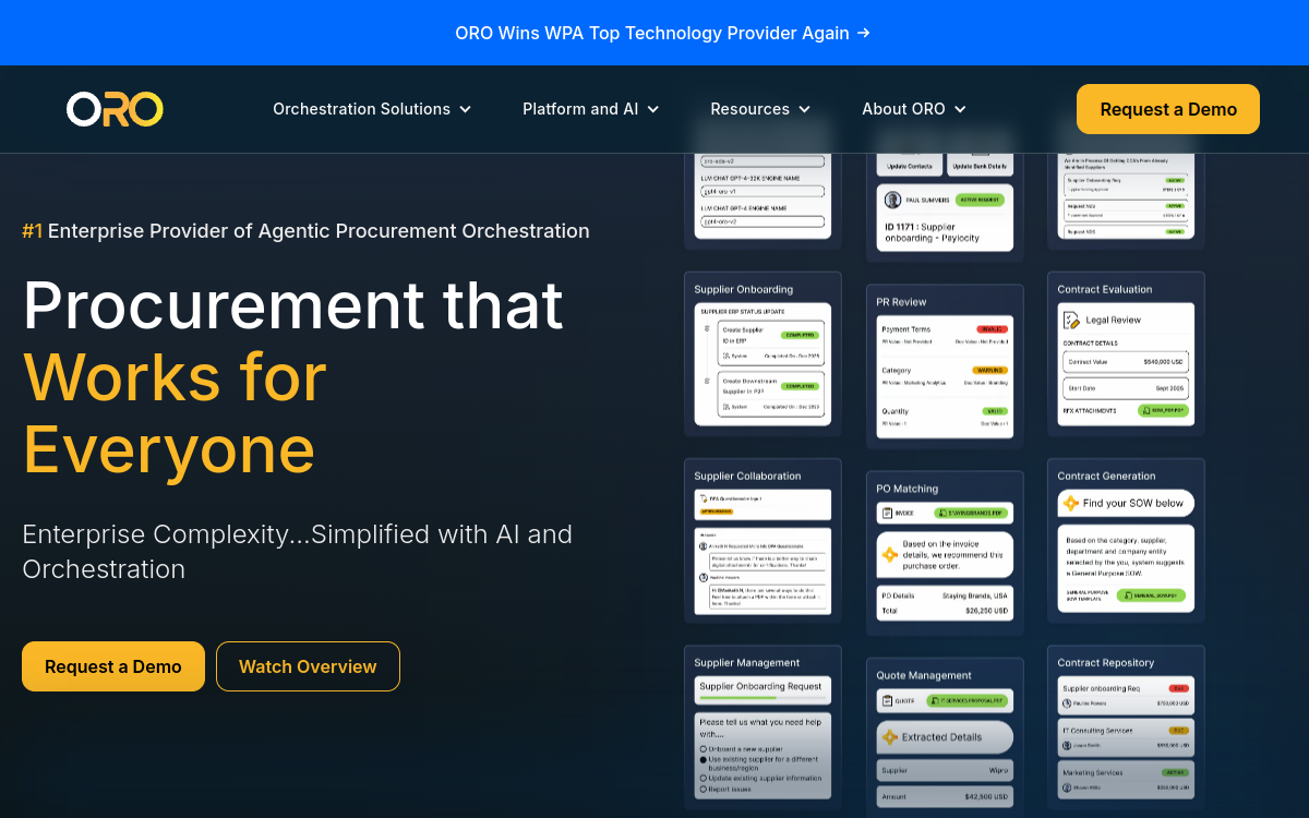 Screenshot di ORO Labs
