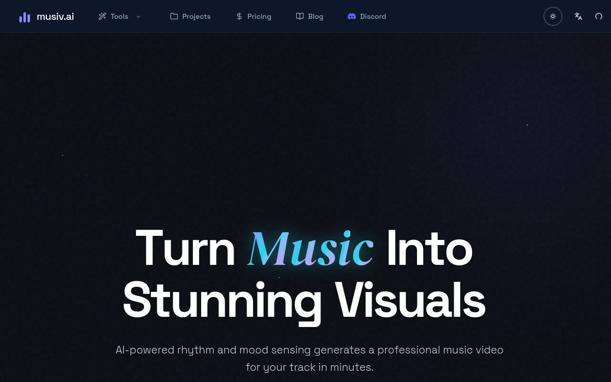 Screenshot di Musiv