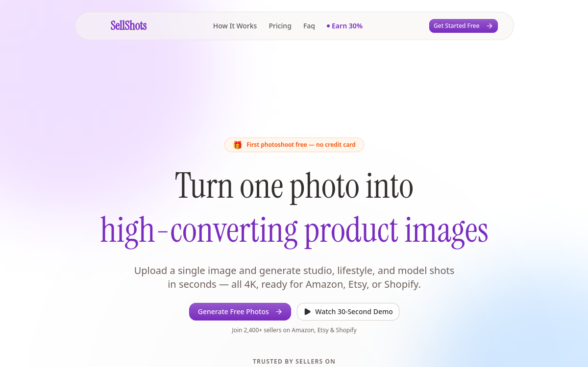 Screenshot di SellShots