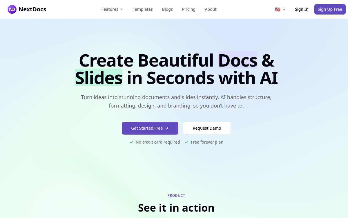 Screenshot di NextDocs