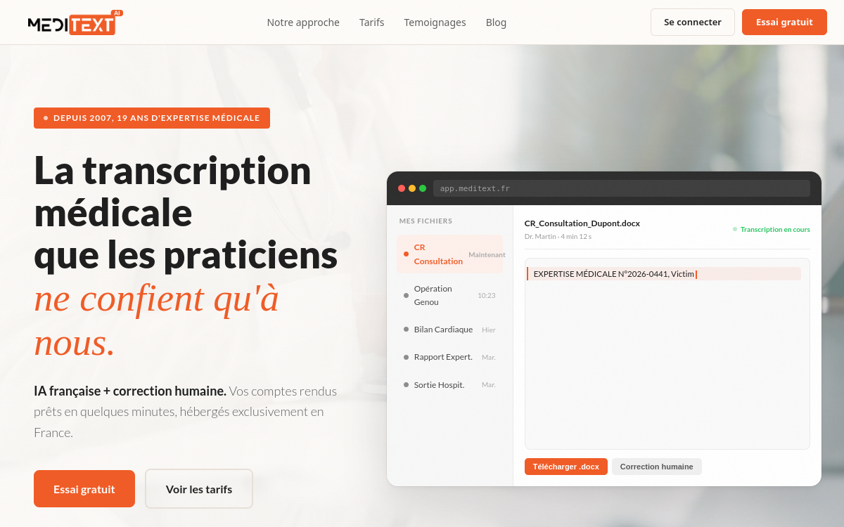 Screenshot di Meditext
