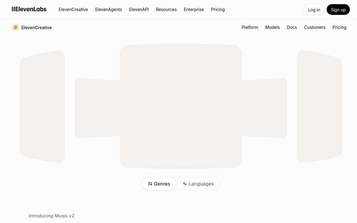 Screenshot di ElevenMusic