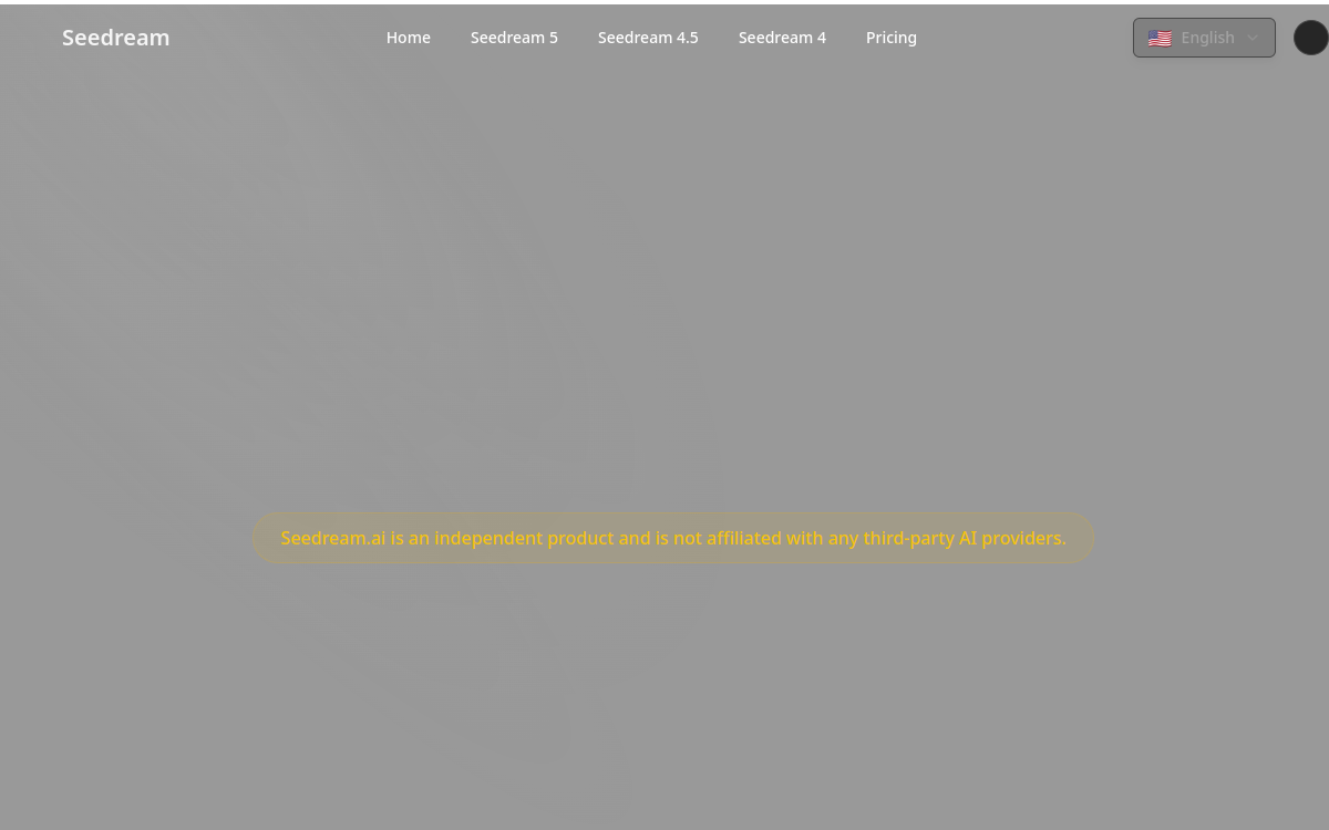 Screenshot di Seedream