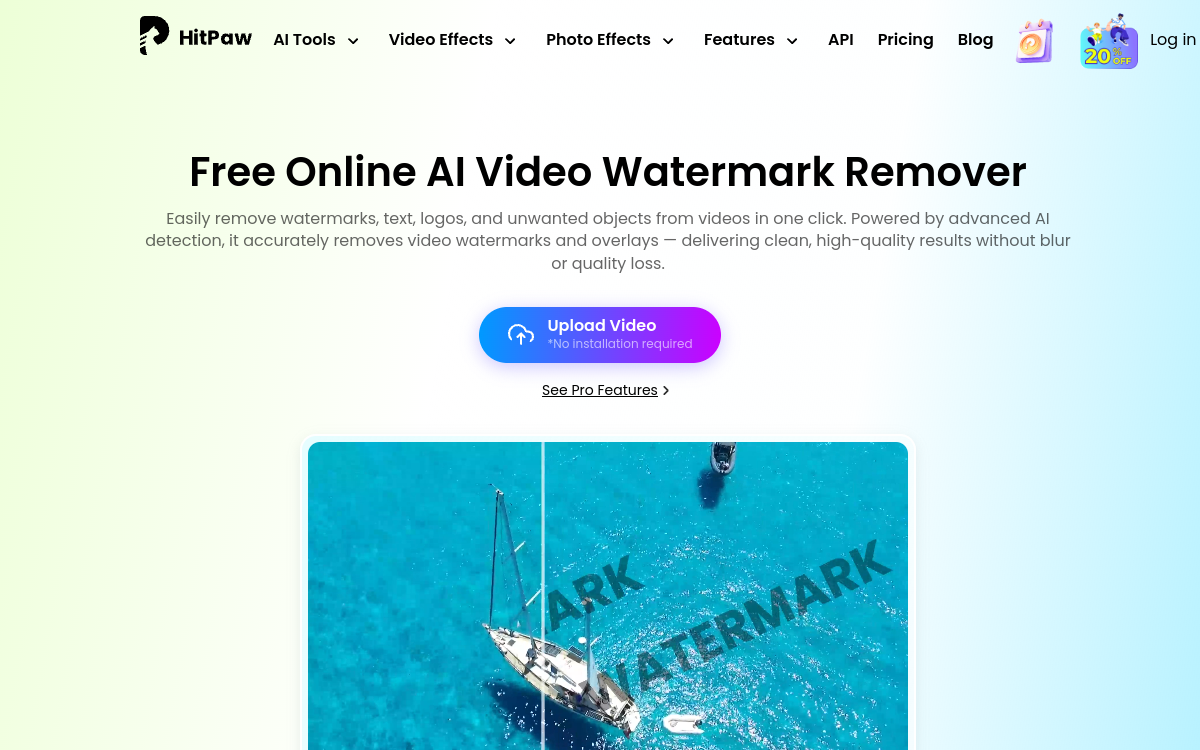 Screenshot di HitPaw Watermark Remover