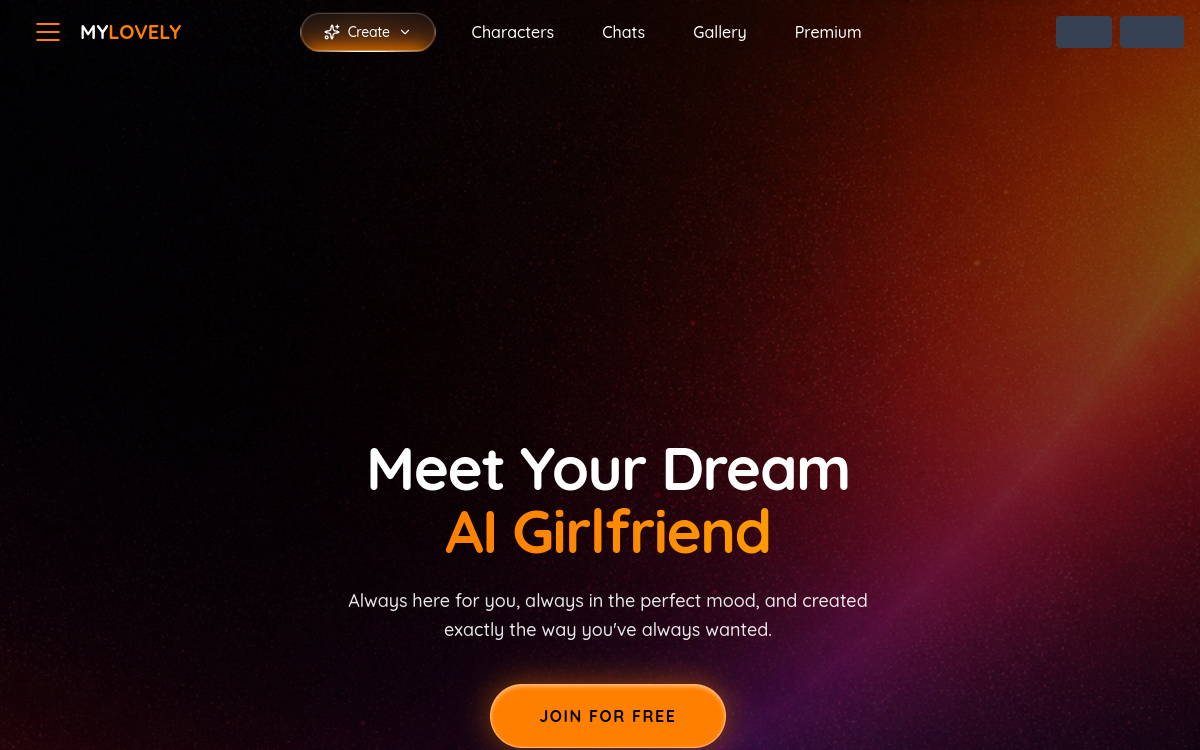 Screenshot di MyLovely AI