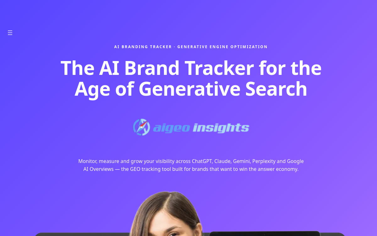 Screenshot di AI GEO Insights
