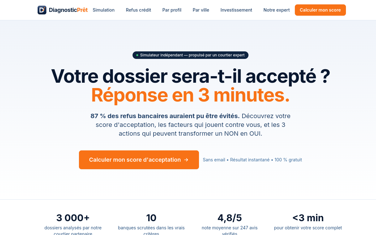 Screenshot di DiagnosticPrêt