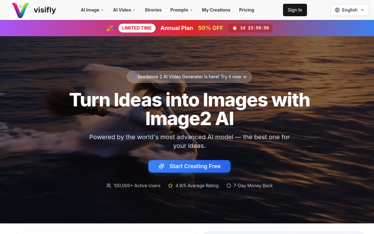 Screenshot di Visifly