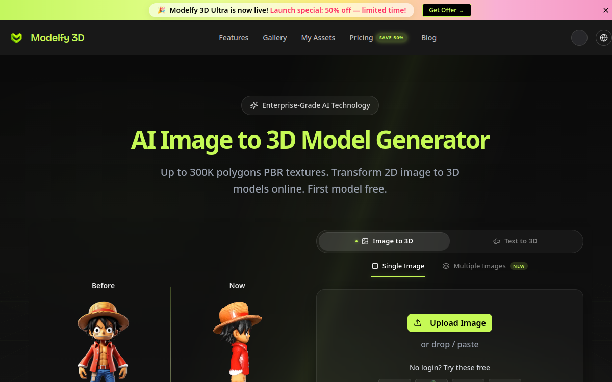 Screenshot di Modelfy 3D