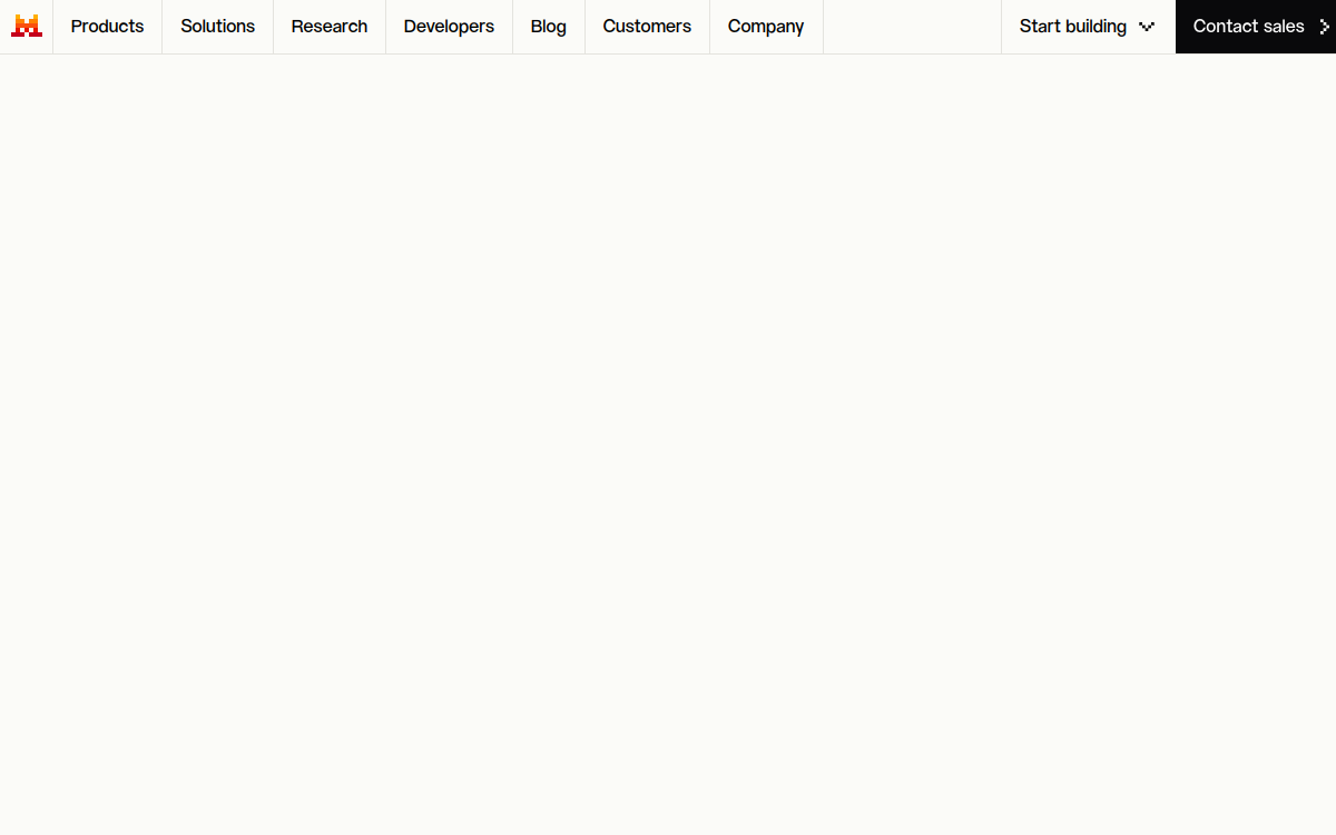Screenshot di Mistral AI