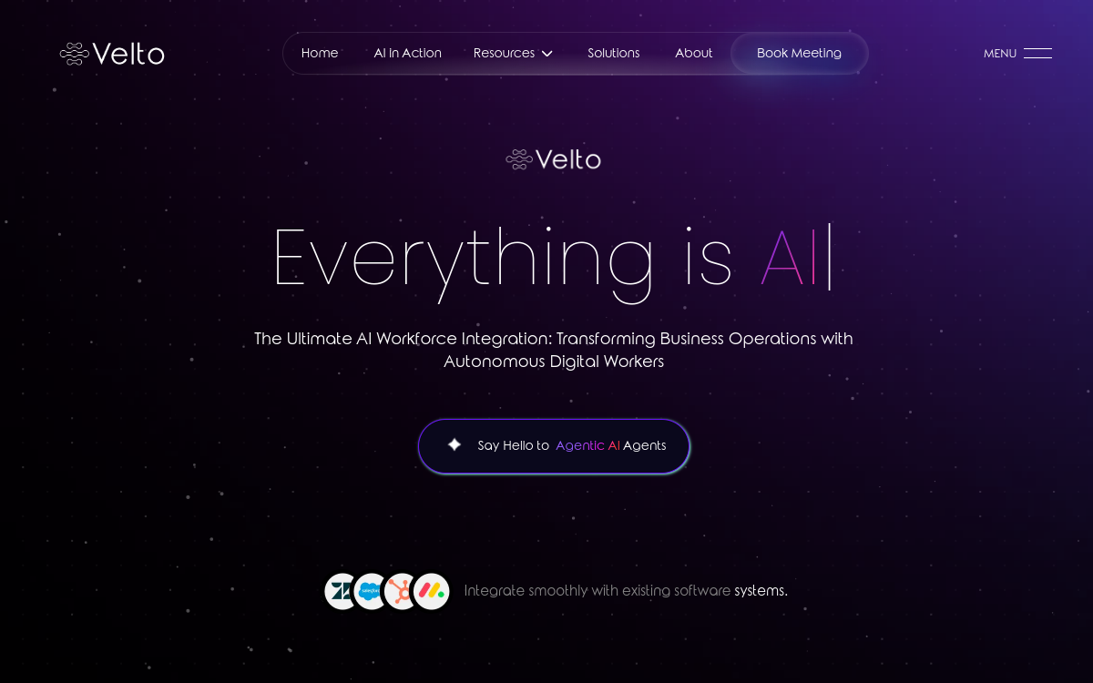 Screenshot di Velto