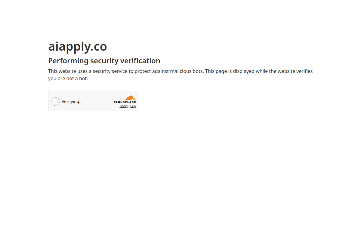 Screenshot di AIApply