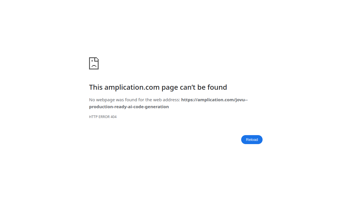 Screenshot di Amplication Jovu