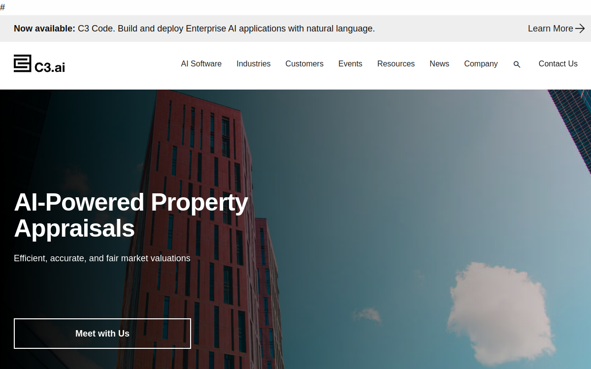 Screenshot di C3 AI Property Appraisal