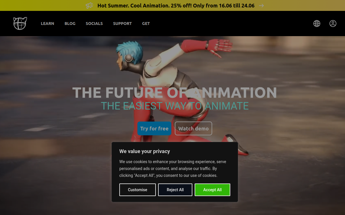 Screenshot di Cascadeur