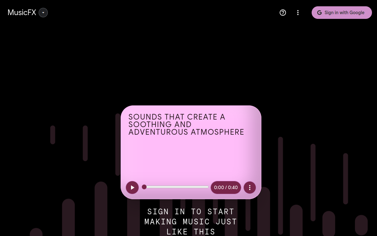 Screenshot di MusicFX