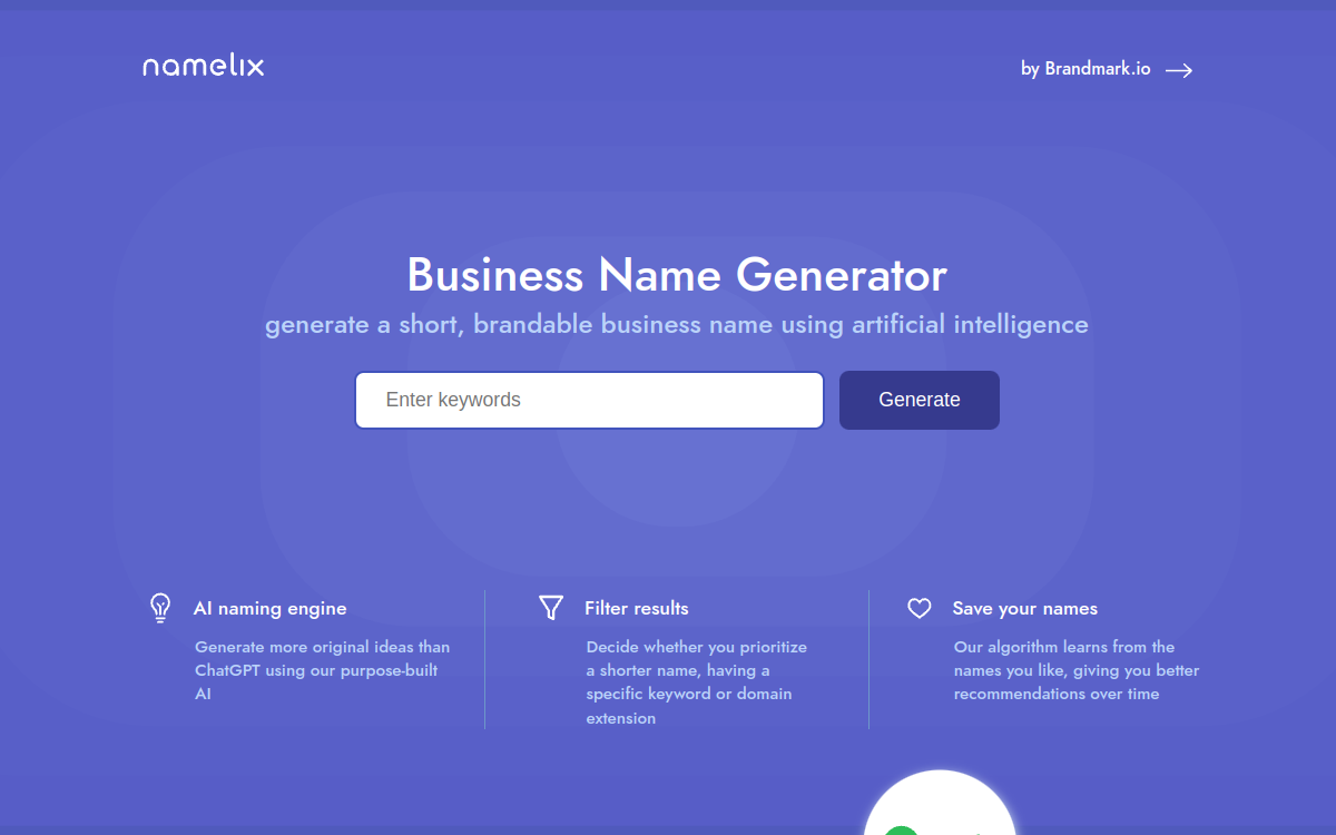 Screenshot di Namelix