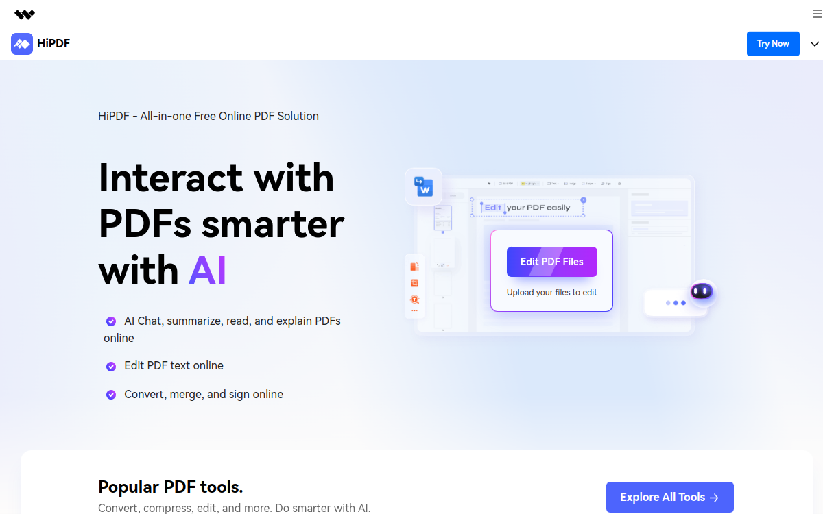 Screenshot di HiPDF