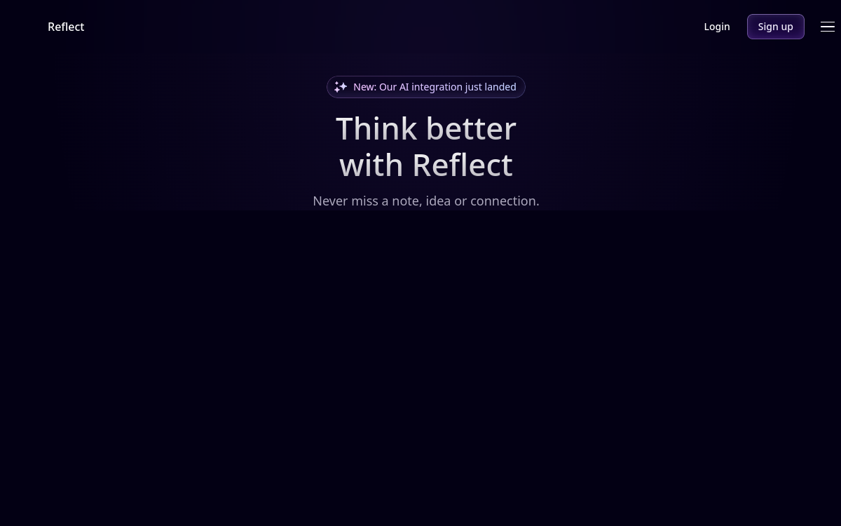 Screenshot di Reflect