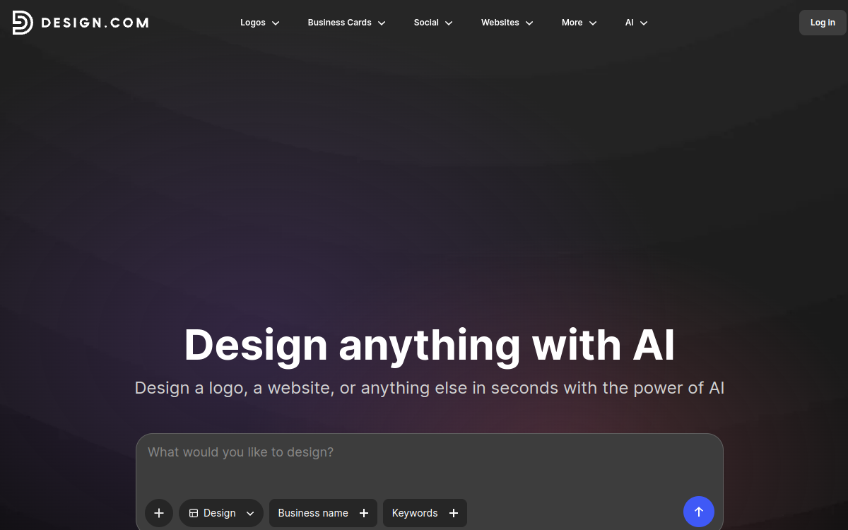 Screenshot di Design.com