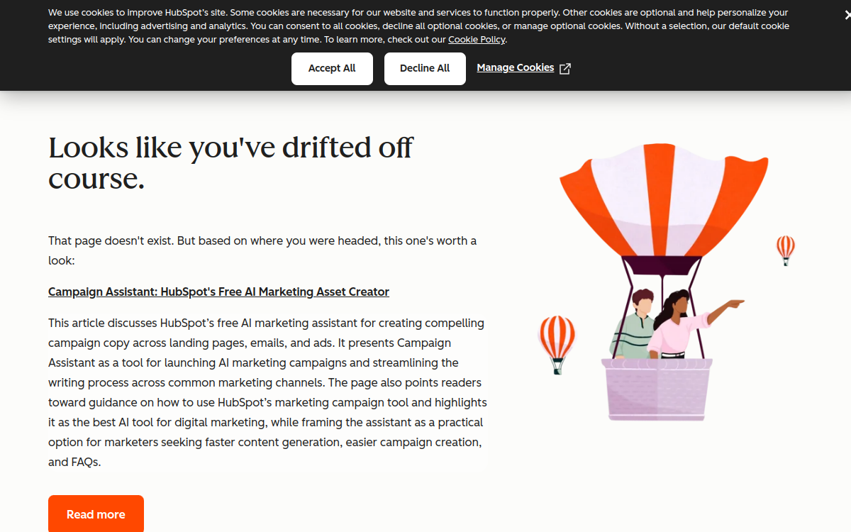 Screenshot di HubSpot AI Content Writer
