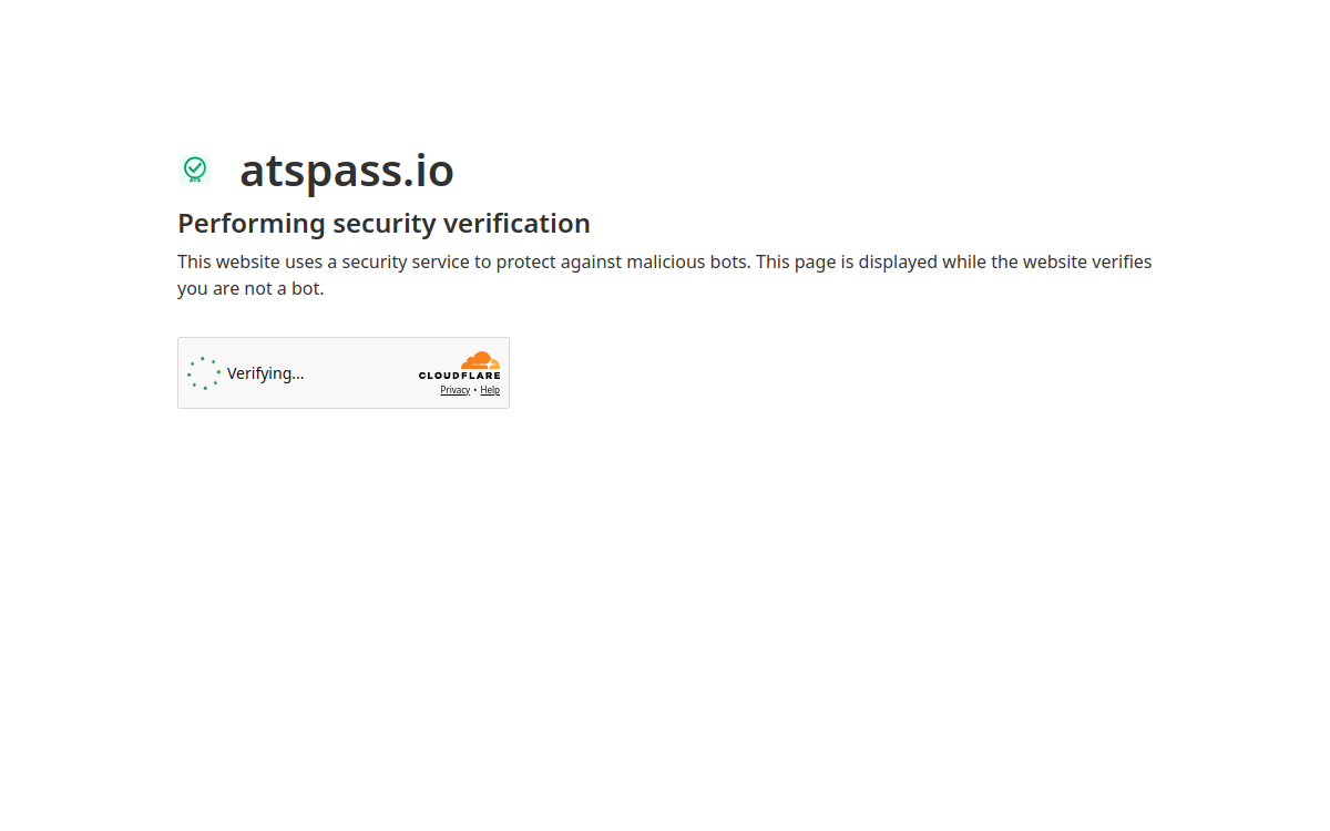 Screenshot di AtsPass