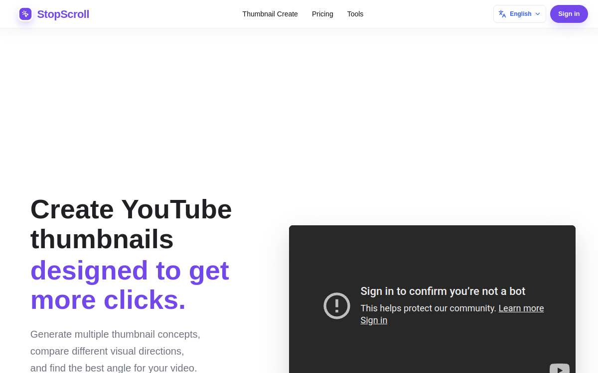 Screenshot di StopScroll