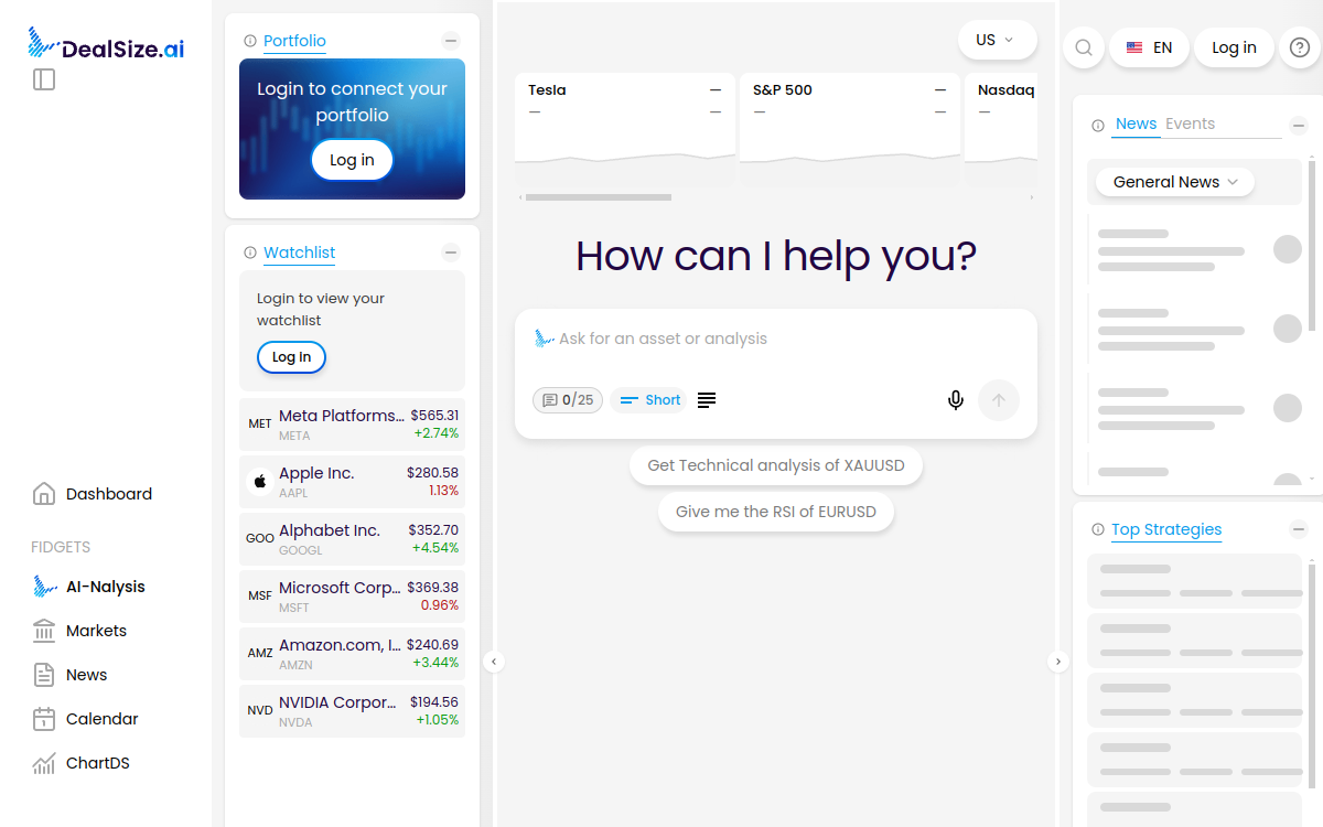 Screenshot di Dealsize