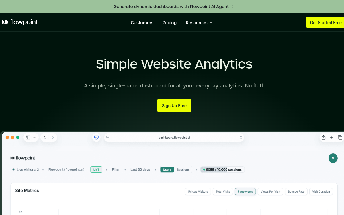 Screenshot di Flowpoint