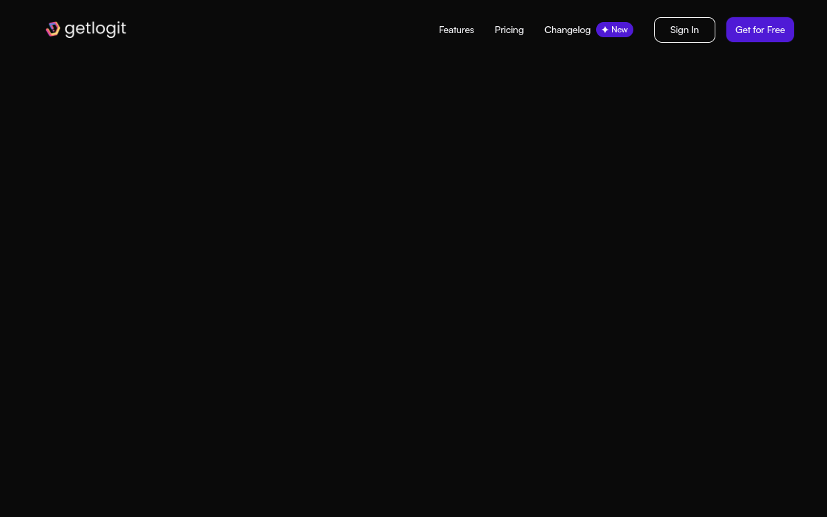 Screenshot di GetLogit