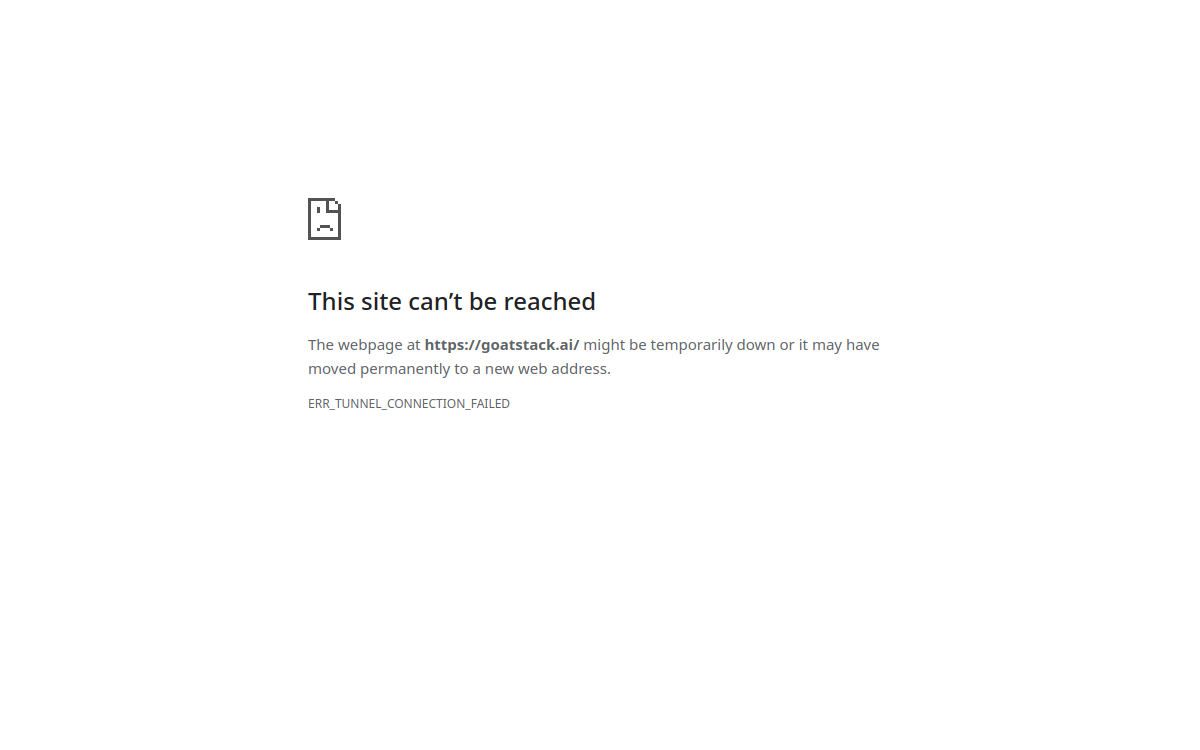 Screenshot di GoatStack