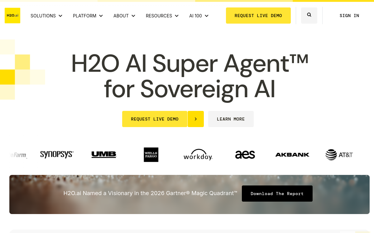 Screenshot di H2O.ai