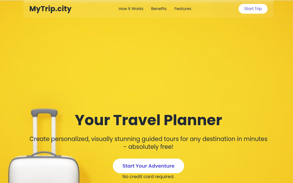 Screenshot di MyTrip.city