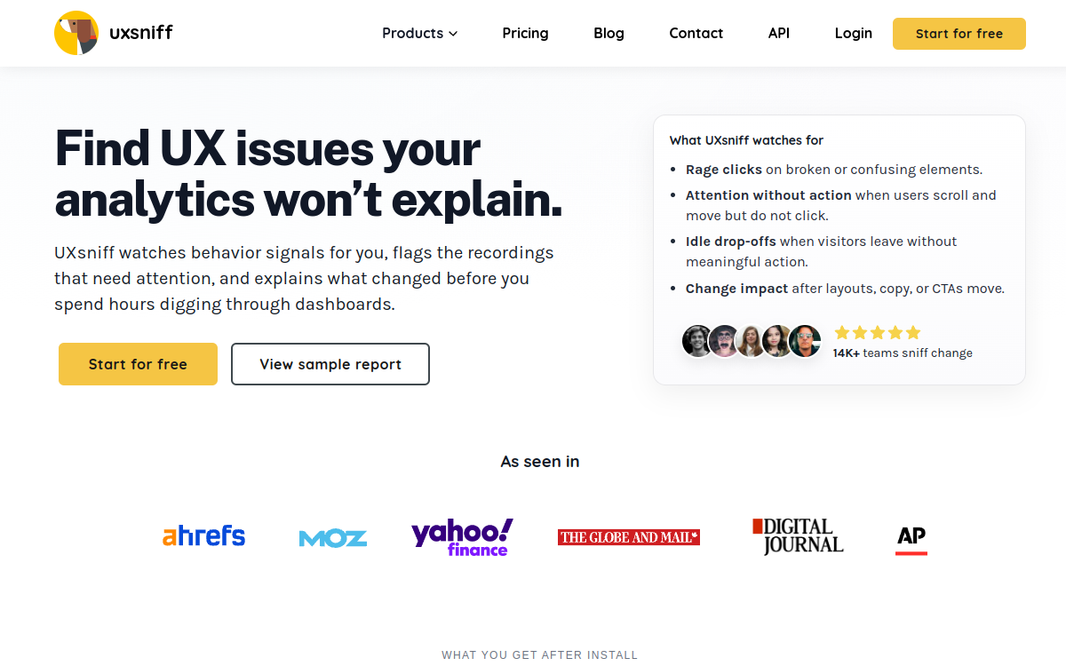 Screenshot di UXsniff